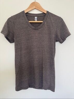 American Apparel Short Sleeve Crew Tee - Charcoal